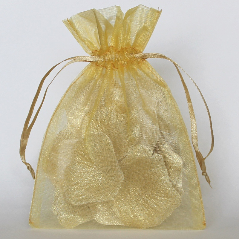 MOQ 1000PCS Jewelry Packing Drawstring Organza Bag