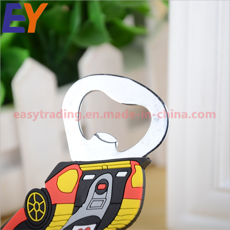 Rubber Soft PVC Mini Size Bottle Opener Easy Taking with Keychain