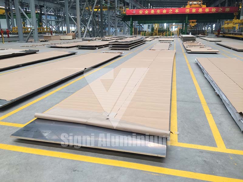 Stretched 7050/7075/7475 Aluminum Sheet/Plate with T451/T651/T851