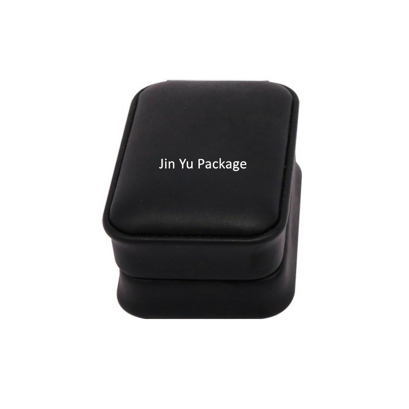 Black Luxury Excellent Plastic Gift Leather Jewelry Packaging Boxes Manufacturer