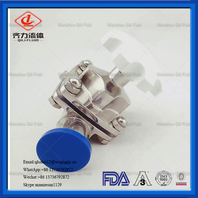 Hydraulic Ss Water Clamped Diaphragm Valve