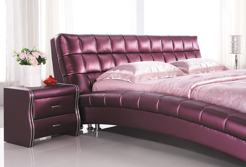 A910 New Design Single Leather Bed