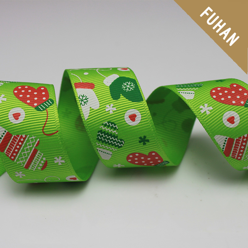 Fashion and Luxury Packing Printed Grosgrain Ribbon