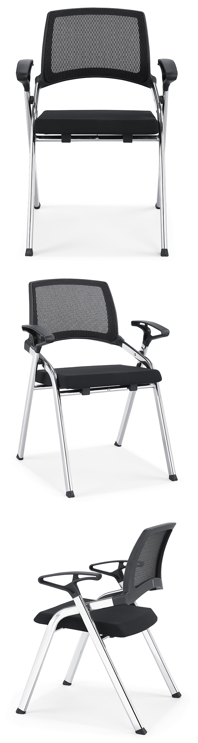High Quality Stackable Conference Meeting Four Leg Office Chair