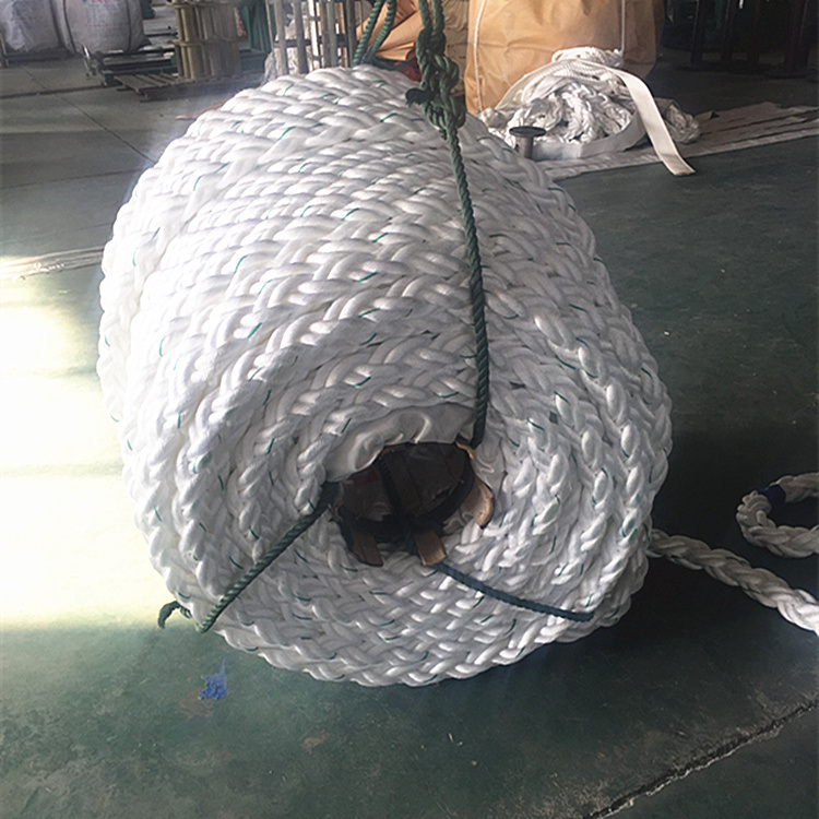 Good Quality 72mm 8 Strand Braided Polypropylene Rope Shipping Rope