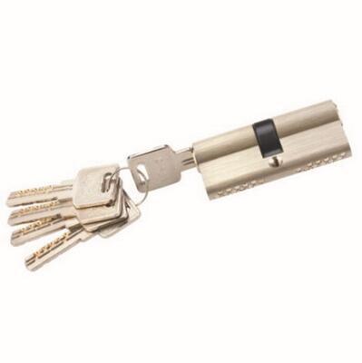 Zinc/Brass/Aluminum Door Lock Cyliner (70BK-K)