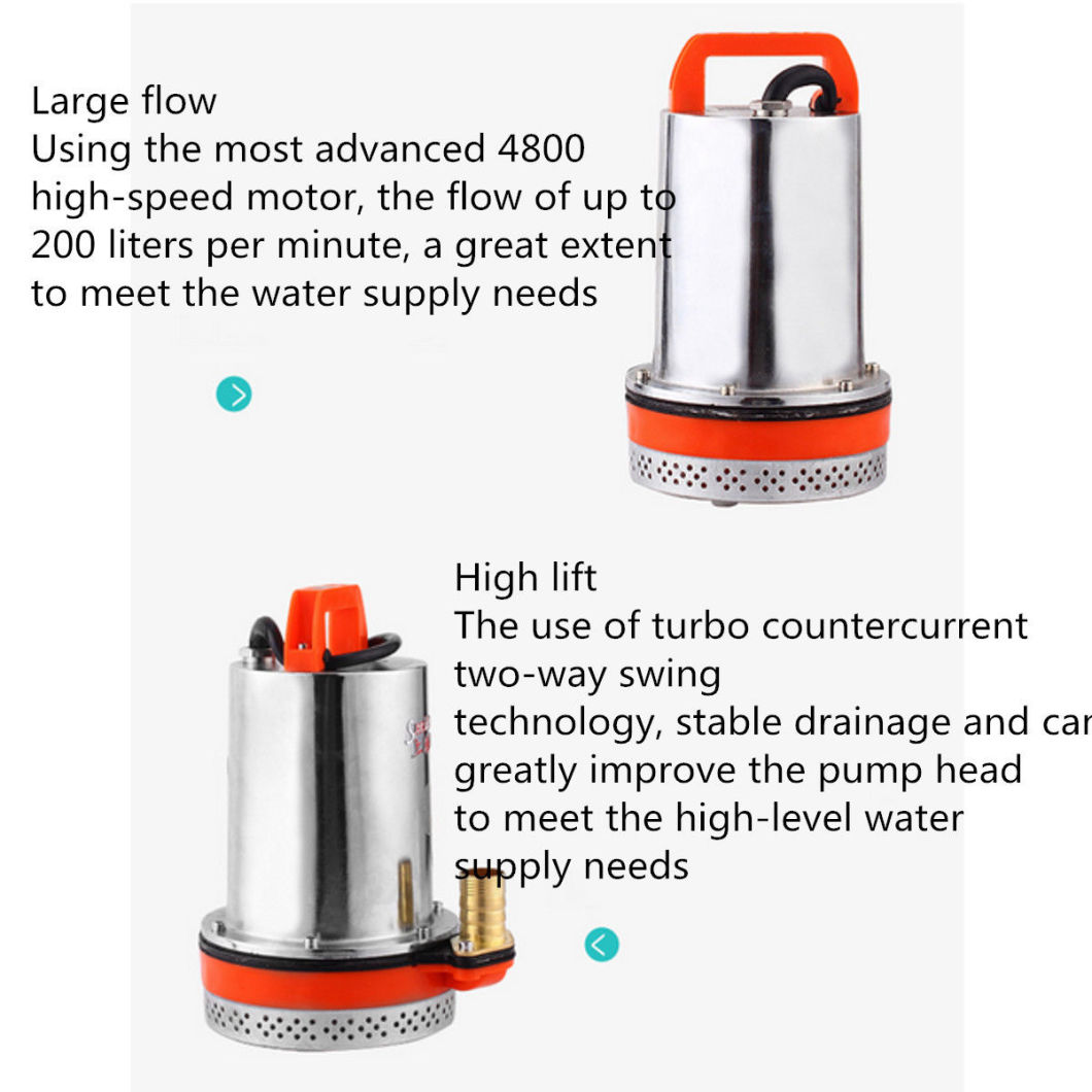 Mini Submersible Water Pump for Clean Clear Dirty Water