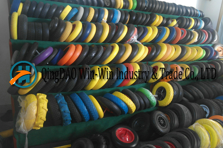 10 Inch Airless Rubber Wheel for Hand Trolley Made in China