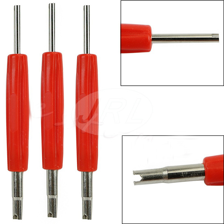 Dual Schrader Valve Core Tool Remover Installer Changer