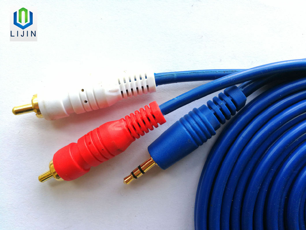 3.5mm Stereo to 2RCA Audio Video Cable