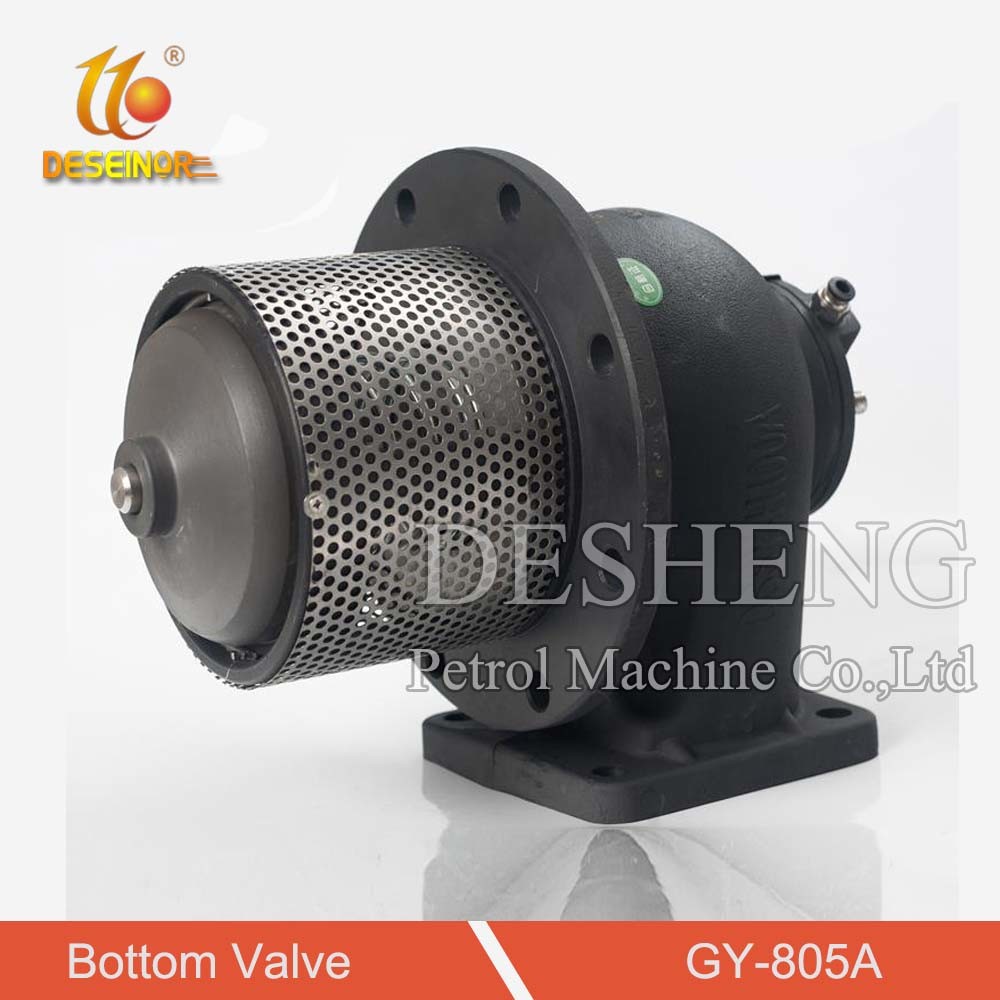 High Quality Road Transportation Tank 4inch Aluminum Pneumatic Bottom Valve