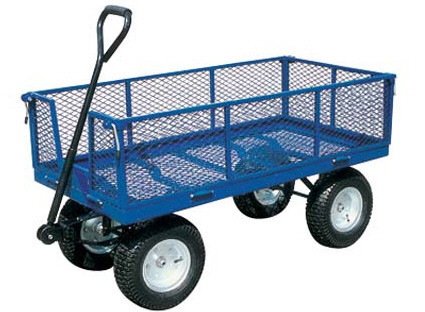 High Quality 700kgs Capacity Steel Mesh Utility Tool Cart/Garden Cart Tc1840