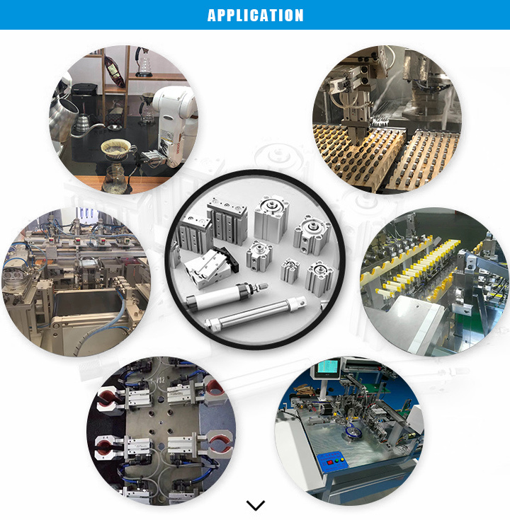 Standard Gripper Hydraulic Compact Pneumatic Air Cylinder
