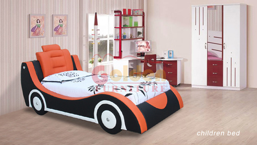 Cheap Simple Kid Room Adult Sized Car Bed Sale Children Bed