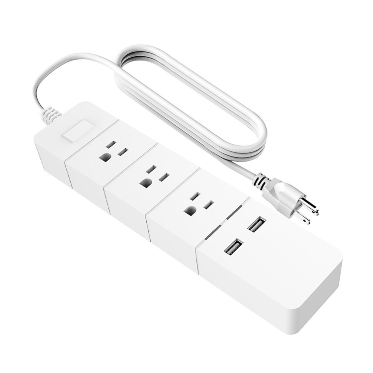 Smart Power Strip with 2 USB Port, WiFi Remote Control by APP, Timing Assistant, Extension Socket