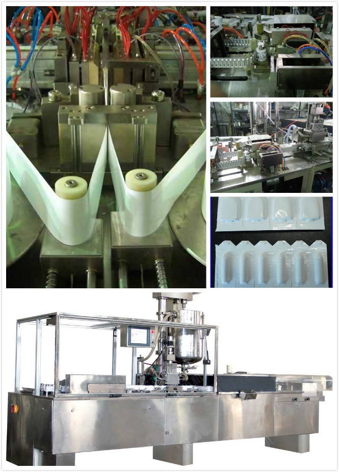 High Speed Suppository Liquid Filling and Sealing Packing Machine for Gzs-9A