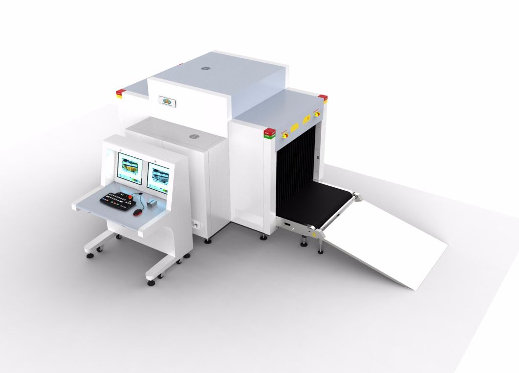 Dual View Baggage Parcel Inspection, Big Size Xray Baggage Scanner Largest Factory
