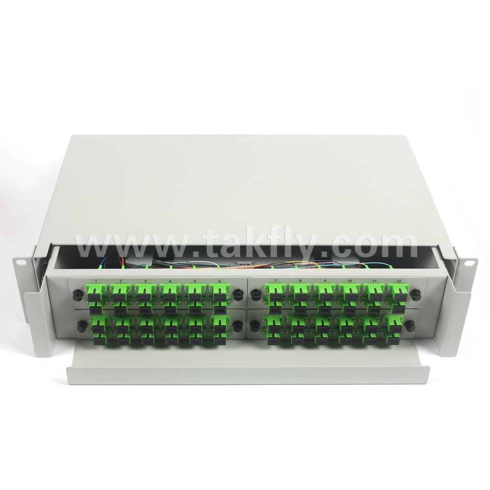 48 Cores ODF 48 Sc Port Fiber Optic Distribution Frame for FTTH