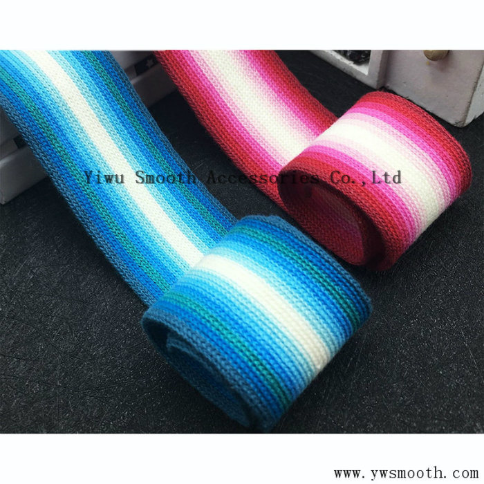 Factory Price Customized Fashion Knitted Nylon Webbing Ribbon Garments Accessories