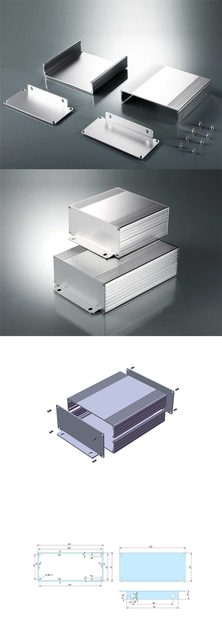 China Supplier Transformer Aluminum Enclosure Box