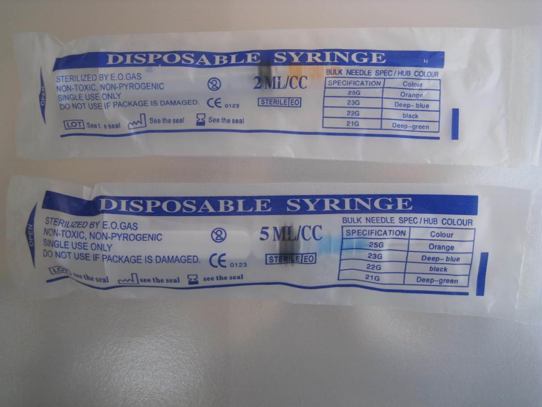 Disposable Dental Syringe 3ml with Ce, ISO Approved