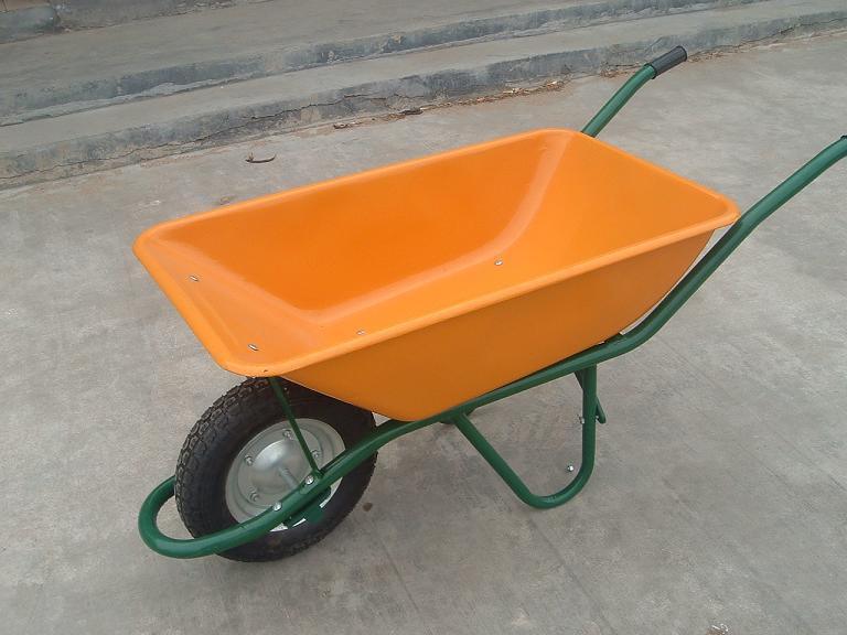 Steel Tray Pneumatic Tyre Wheel Barrow (WB6401)