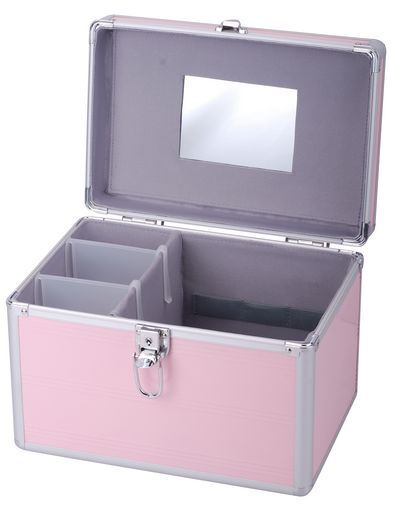 Aluminum Bar Cosmetic Case/Box/Beauty Bag Aluminum Make up Case