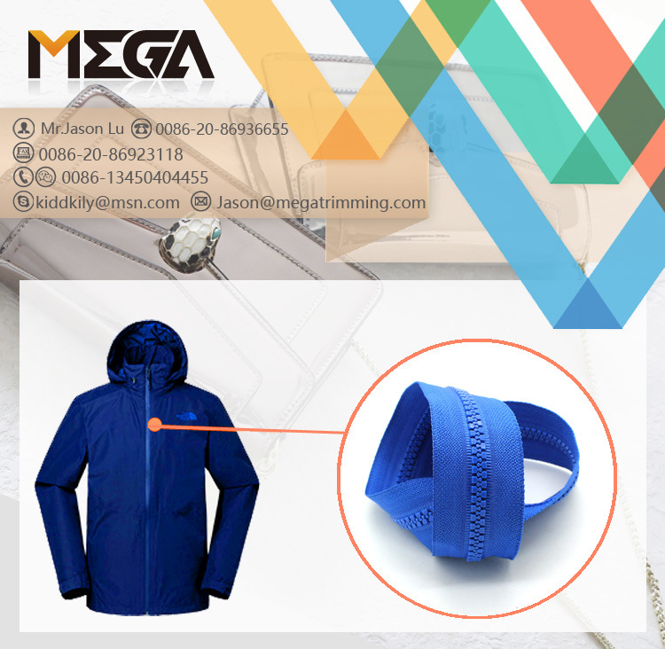 No. 5 Plastic Zipper for Luggage Bags