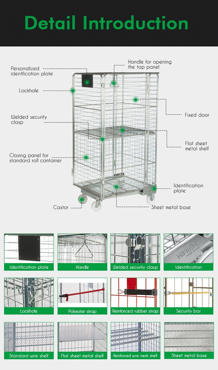 Wire Mesh Storage Locker with Pad Lock for Construction Site