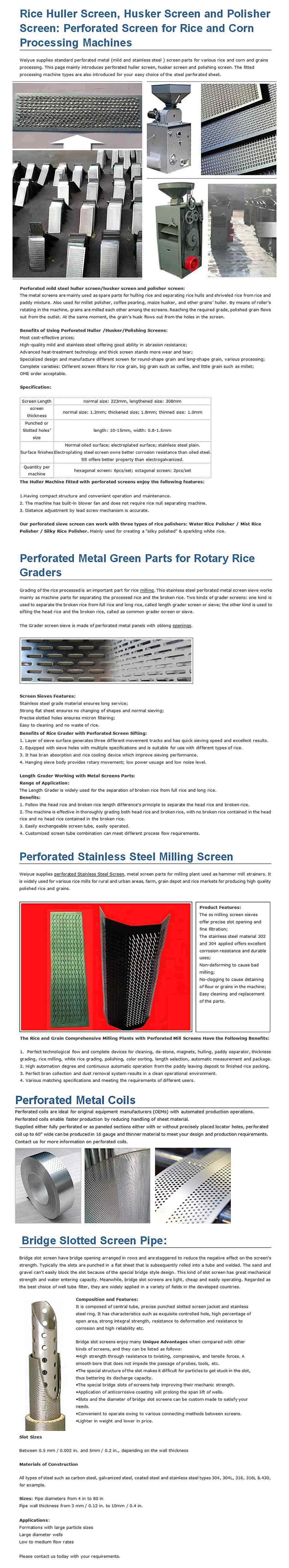 Stainless Steel Perforated Sheet for Silencer