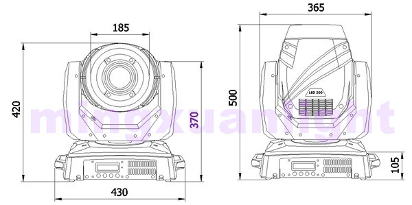 24months Warranty 150W LED Spot Light (YS-223B)