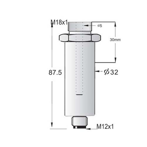 Customized High Pressure Î¦ 32 Proximity Sensor/Switch for Hydraulic Cylinder