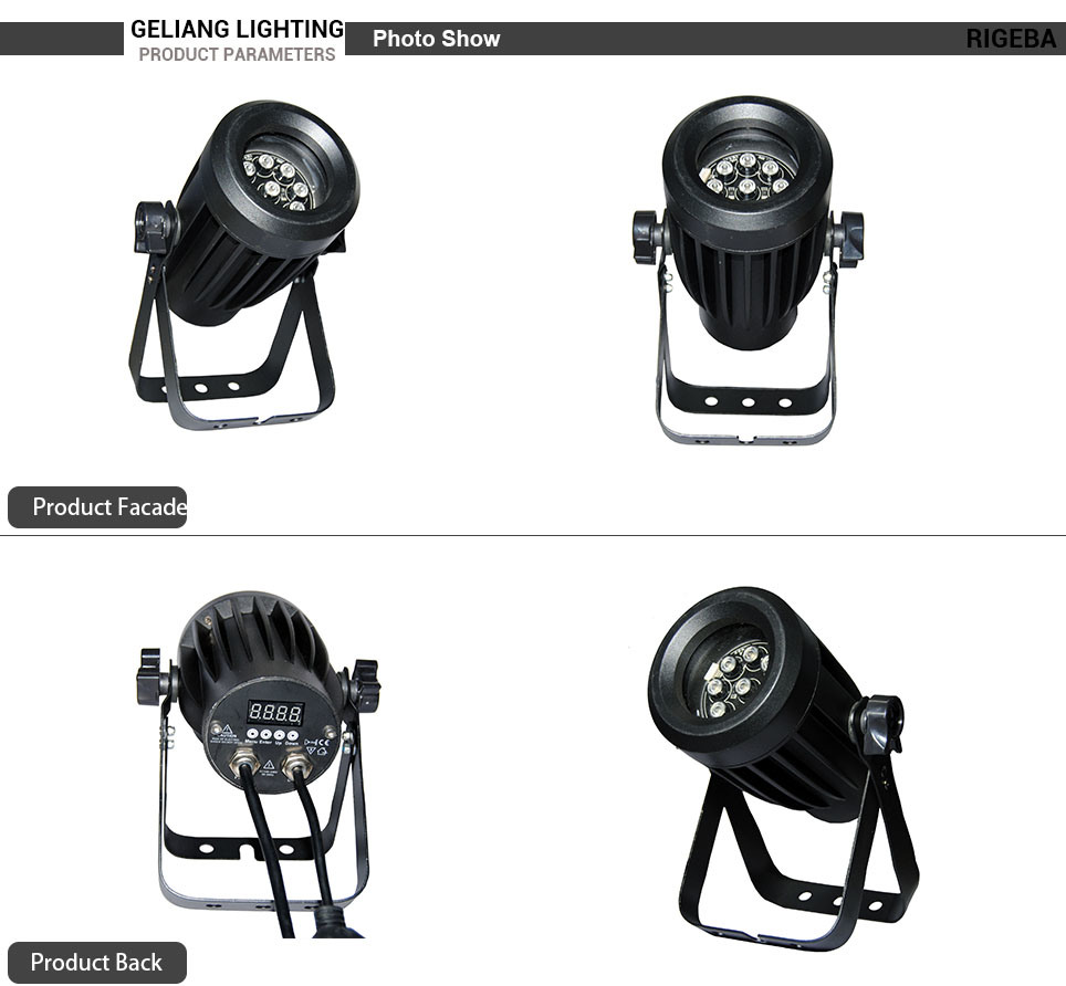 Stage Light PAR 20 9LEDs*3W Cool White + Warm White LED PAR Light