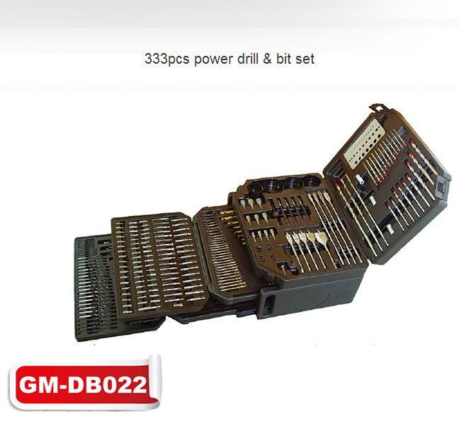 333PCS Power Drill and Bit Set (GM-dB022)