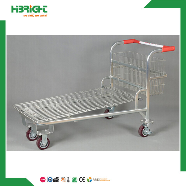 Supermarekt Logistic Storage Flat Cargo Warehouse Trolley