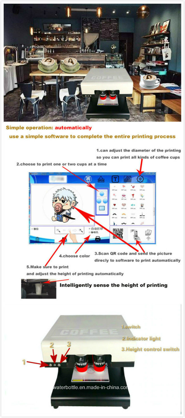 Professional Coffee Printer/3D Printing Machine Laser Printer