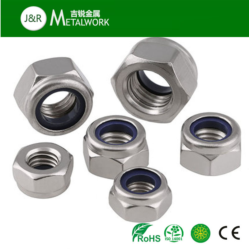 A2 A4 DIN985 Stainless Steel Nylon Insert Lock Nut (SS304 SS316)