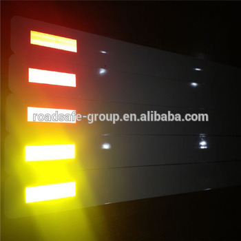 Road Safety Flexible Manganese Steel Plastic Delineator Sign Post