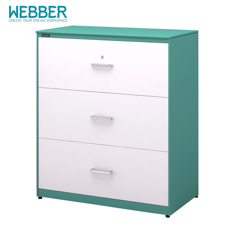 Active Demand Lateral Metal Filing Cabinet for Office Use