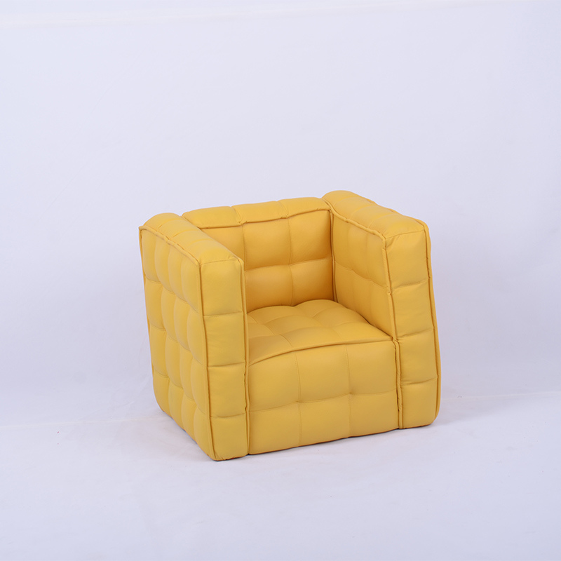 Small Size-High Quality PU Leather Sitting Room Sofas