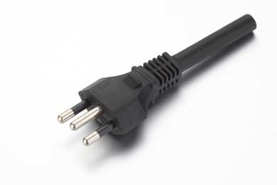 Swiss Two Pins Power Cord