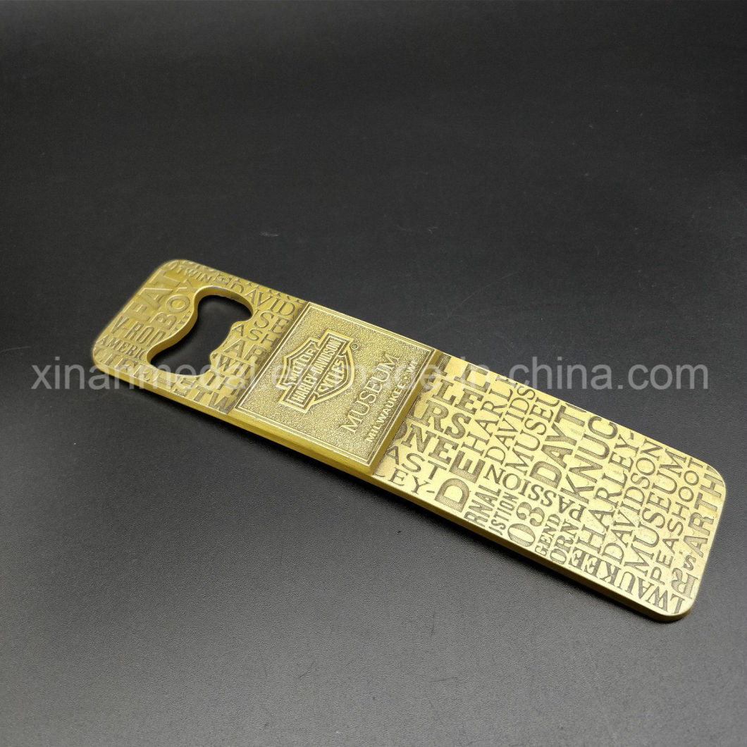 Custom-Made Beer Bottle Opener with Key Ring