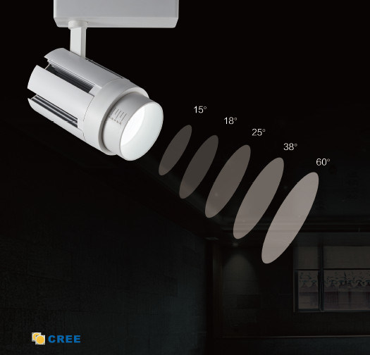 230V Dimmable and Focusable CREE Chip 30W LED Track Light