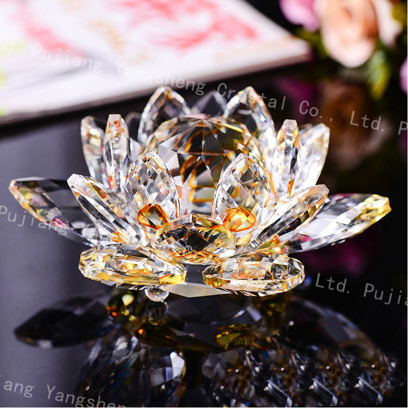 Flower Lotus Crystal Wedding Gifts Souvenirs Favors