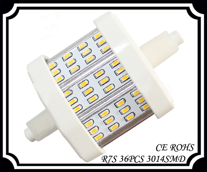 Aluminum Chip 36PCS 1200lm 118mm R7s LED Light