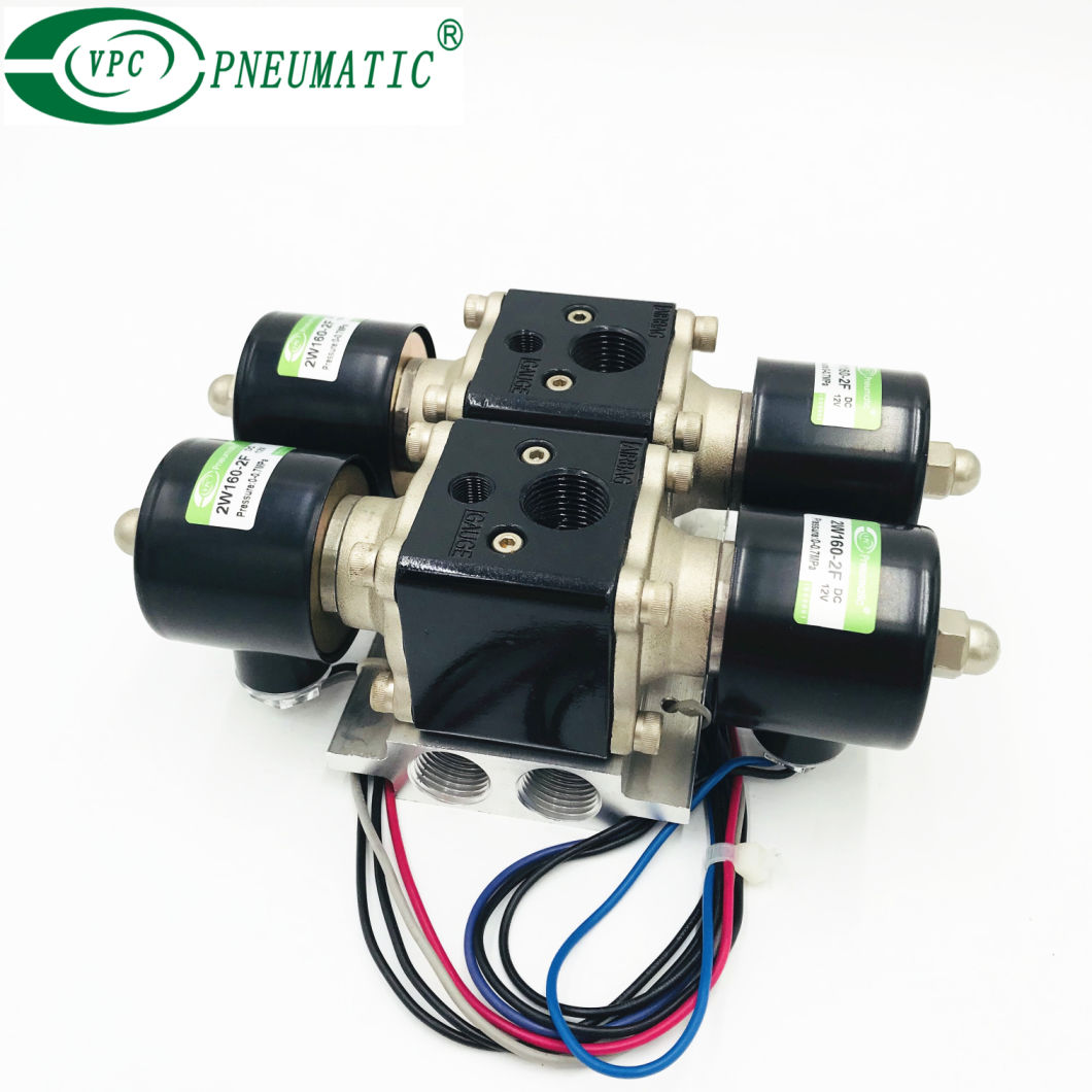 Solenoid Valve Manifold 250psi 4 Bags Control Air Ride Suspension Valve