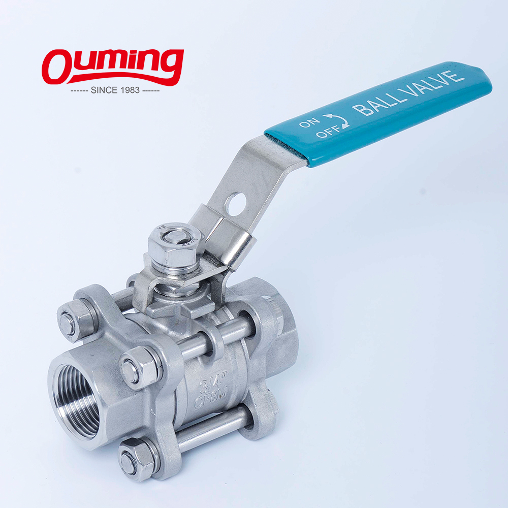 API 607 High Quality Safety Float Forged Stainless Steel 3PC Ball Valve