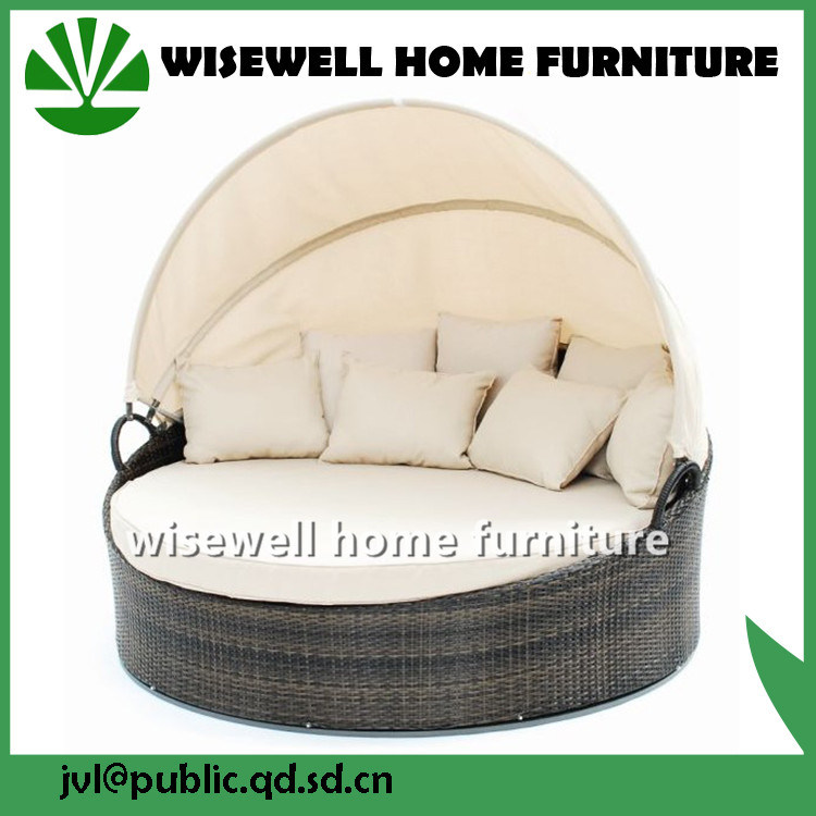 Rattan Wicker Outdoor Patio Day Bed Furniture (WXH-051)
