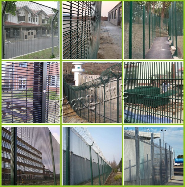 Hot Dipped Galvanized Anti Climb Cut Prison Fence