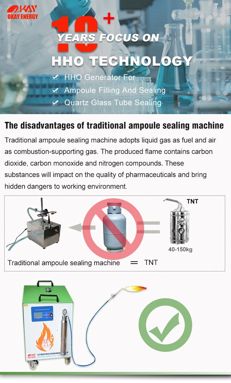 Safe Chemistry Research Tools Glass Bottles Sealing Machine